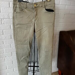 Democracy “Ab”solution Olive Army Green Jean size 8